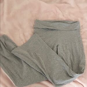 women’s Gray fold over  Pants - Comfortable women’s Bottoms